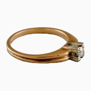 18 Carat Vintage Swedish Gold Ring, 1930s