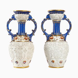 Vasi in porcellana, XIX secolo, set di 2