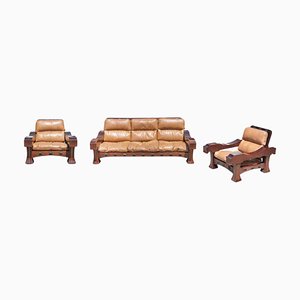 Hussar Living Room Set by Luciano Frigerio, 1970s, Set of 3