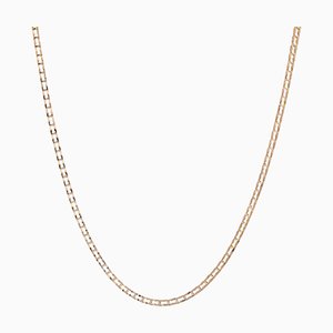 18 Karat 20th Century French Rose Gold Openwork Chain