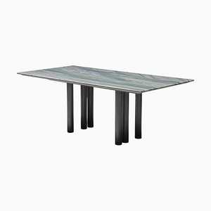 Marble & Steel Dining Table from Pia Manu, 1990s