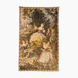 Vintage Aubusson Jaquar Tapestry
