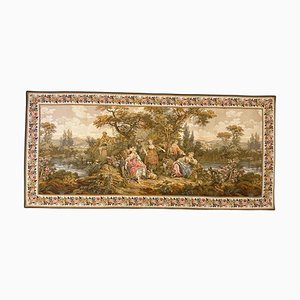 Vintage Aubusson Jaquar Wandteppich, 1980er