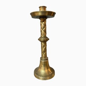 Late 19th Century Irish Brass Candleholder