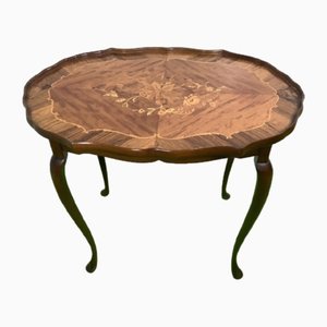 Rococo Style Oval Side Table, 1950s