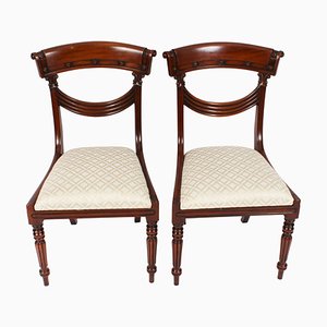 Chaises de Bureau Regency Revival Vintage, 1970s, Set de 2