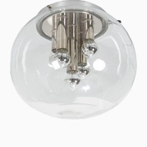 Vintage Ceiling Lamp in Glass
