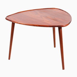 Organically Shaped Model 186 Coffee Table in Teak by Anton Kildeberg for Odense Møbelfabrik, Denmark, 1968