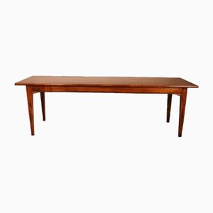 Large Refectory Dining Table in Cherry, 19th Century