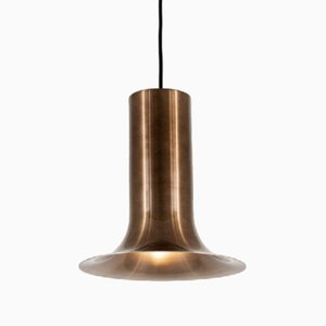 Curve B1101 Pendant Lamp in Brass Colour attributed to Nico Kooy for Raak, 1972