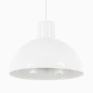 Lampada da soffitto Bunker Midi bianca di Jo Hammerborg per Fog & Mørup