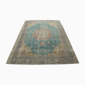 Tapis Heriz Oushak Vintage Fait Main en Laine, 1940s