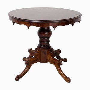 Biedermeier German Oval Table, 1800s
