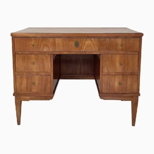 Antique Austrian Biedermeier Desk in Brown Cherry Wood, 1810