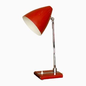 Articulated Lamp in Red Metal, 1960