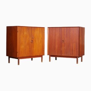 Credenzas in teak di Peter Hvidt & Orla Mølgaard-Nielsen, Danimarca, anni '60, set di 2