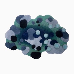 Midnight Grass Wild Colorful Rug by Alfie Furry Friends