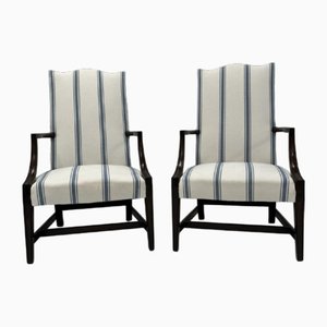 Gainsbourgh Style Armchairs, 1970s, Set of 2
