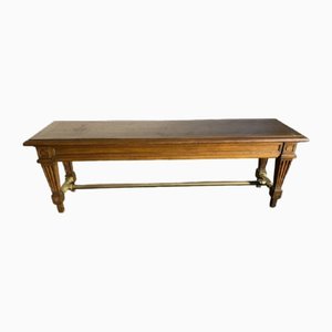 Antique French Hall Bench, 1890s