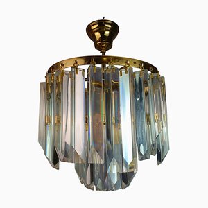 Murano Glass Chandelier from Venini Cascada, 1950s