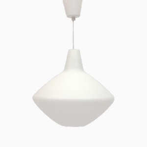 Lámpara de techo Onion de vidrio opalino de Lisa Johansson-Pape para Asea, años 50