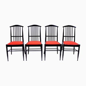 Charlotte Dining Chairs by Kerstin Hörlin-Holmquist for Asko, 1970s, Set of 4