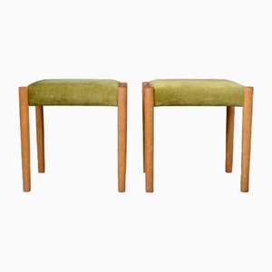 Green Stools from Casala, 1960s, Set of 2