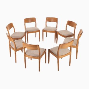 Dining Chairs by Juul Kristensen for Jk Denmark, 1970s, Set of 8