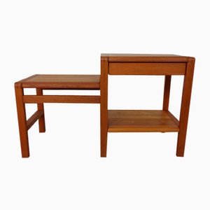 Teak Side Table with Drawer from Salling Stolefabrik Durup, 1970s