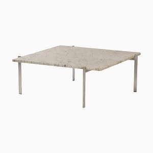 Mesa de centro PK61 de Poul Kjaerholm para E. Kold Christensen, años 50