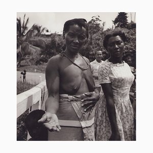 Hanna Seidel, Surinamese Villager, Schwarz-Weiß-Fotografie, 1960er