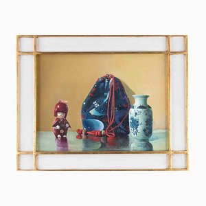 Zhang Wei Guang, Vase and Doll, Oil on Canvas, 2010s