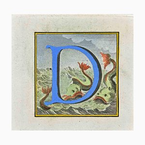 Luigi Vanvitelli, Lettera dell'Alfabeto: D, Acquaforte, XVIII secolo