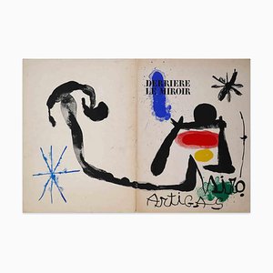 Joan Miró, Cover para Derrière Le Miroir, Litografía, 1963