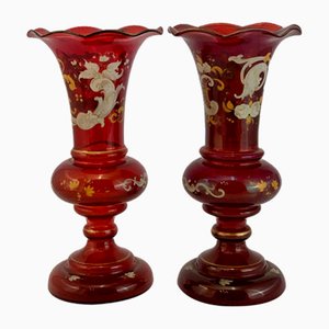 Murano Glass Vases from Rossi