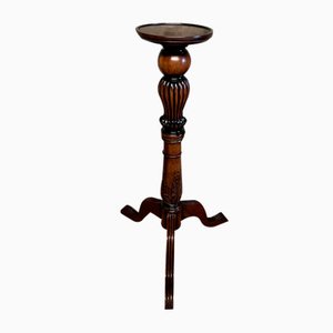 Victorian Plant Stand Torchere in Mahogany
