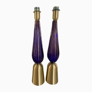 Tischlampen aus Muranoglas von Simoeng, 2er Set