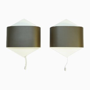 Vintage Wall Lamps by Rolf Kruger for Staff, Set of 2