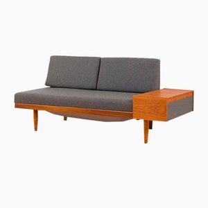Swane Teak Daybed with Side Table by Ingmar Relling for Ekornes, 1960s
