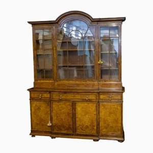 Early 20th Century Burr Walnut Bookcase