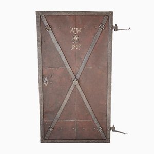 Antique Iron Plate Door, 1800s