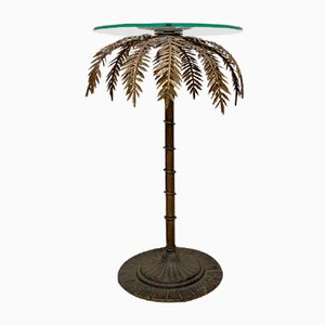 Palm Tree Side Table in the Style of Maison Charles, 1955