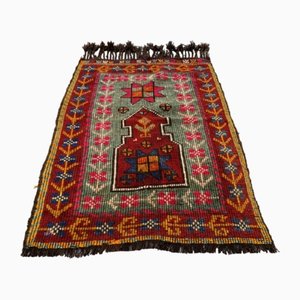 Alfombra Kilim turca vintage pequeña de lana