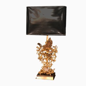 Vintage Table Lamp in Bronze by Claude Victor Boeltz, 1970s
