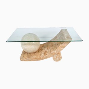 Table Basse Mactan en Pierre par Magnussen Ponte, 1980s