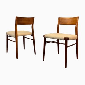 Danish Chairs in Teak by Georg Leowald for Wilkhahn, 1960s, Set of 6
