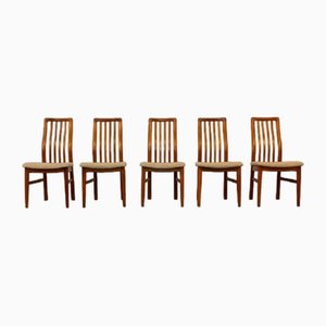 Danish Chairs by Kai Kristiansen for Sva Møbler, 1960s, Set of 5
