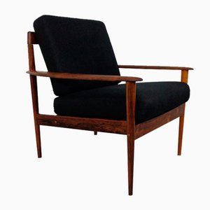 Danish Model 56 Armchair in Rosewood by Grete Jalk for Poul Jeppesen, 1960s