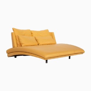 2800 Two-Seater Lounger in Yellow Leather by Rolf Benz