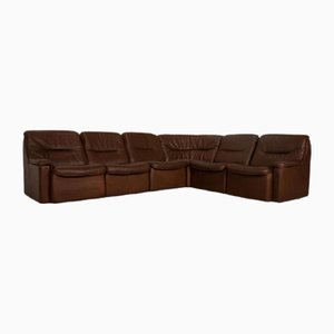 DS66 Corner Sofa in Brown Leather from De Sede